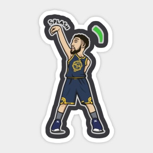 Klay Thompson Cartoon Style Sticker